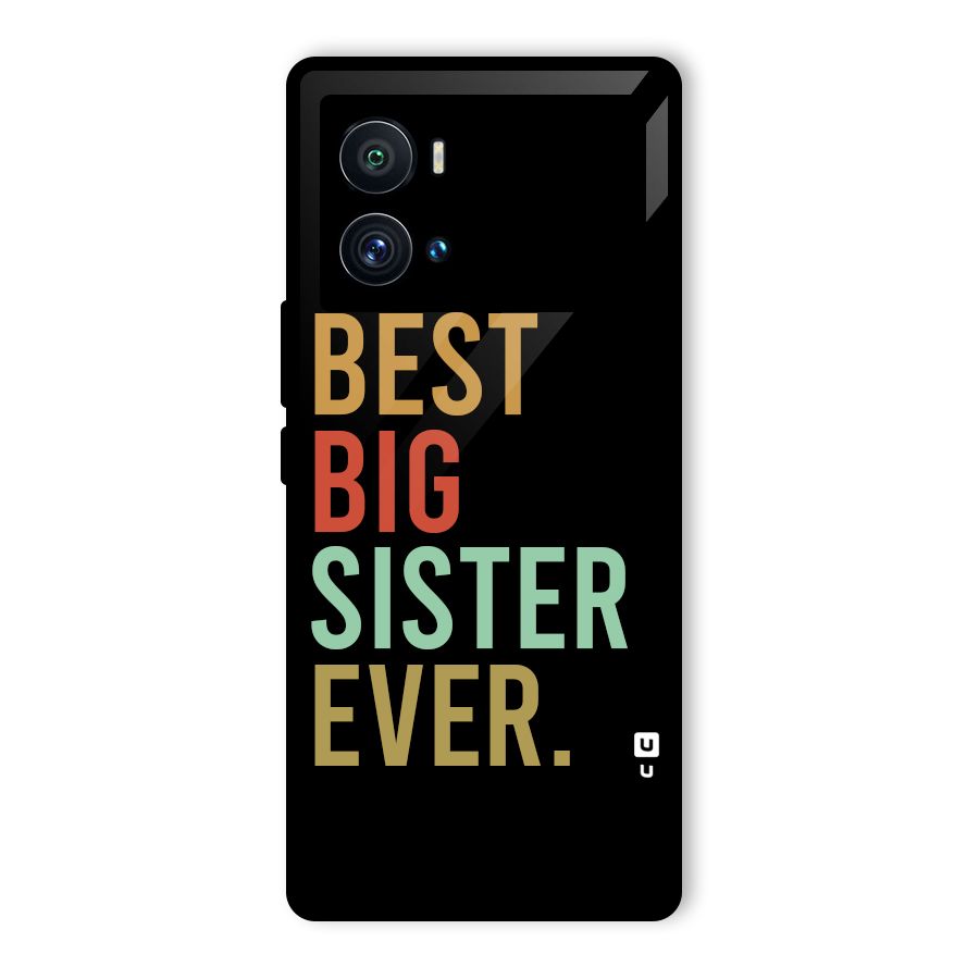 Best Big Sister Ever Glass Back Case for Vivo iQOO 9 Pro
