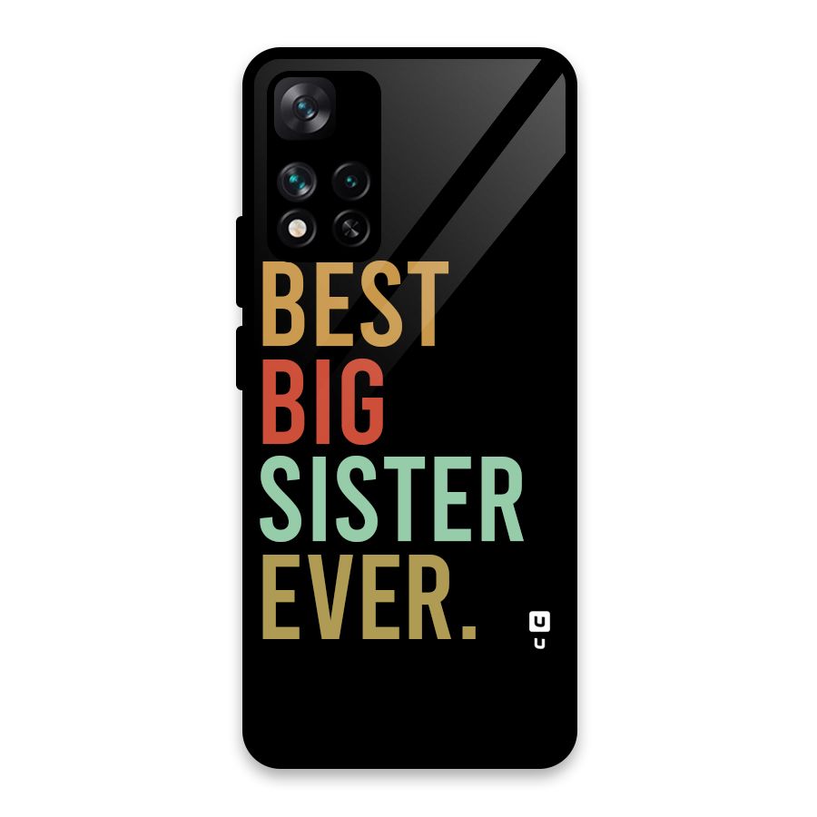 Best Big Sister Ever Glass Back Case for Xiaomi 11i 5G