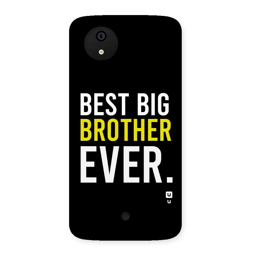 Best Brother Ever Back Case for Canvas A1  AQ4501