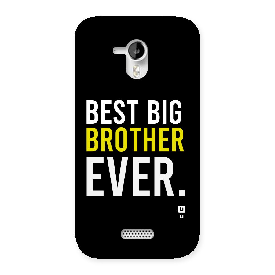 Best Brother Ever Back Case for Canvas HD A116