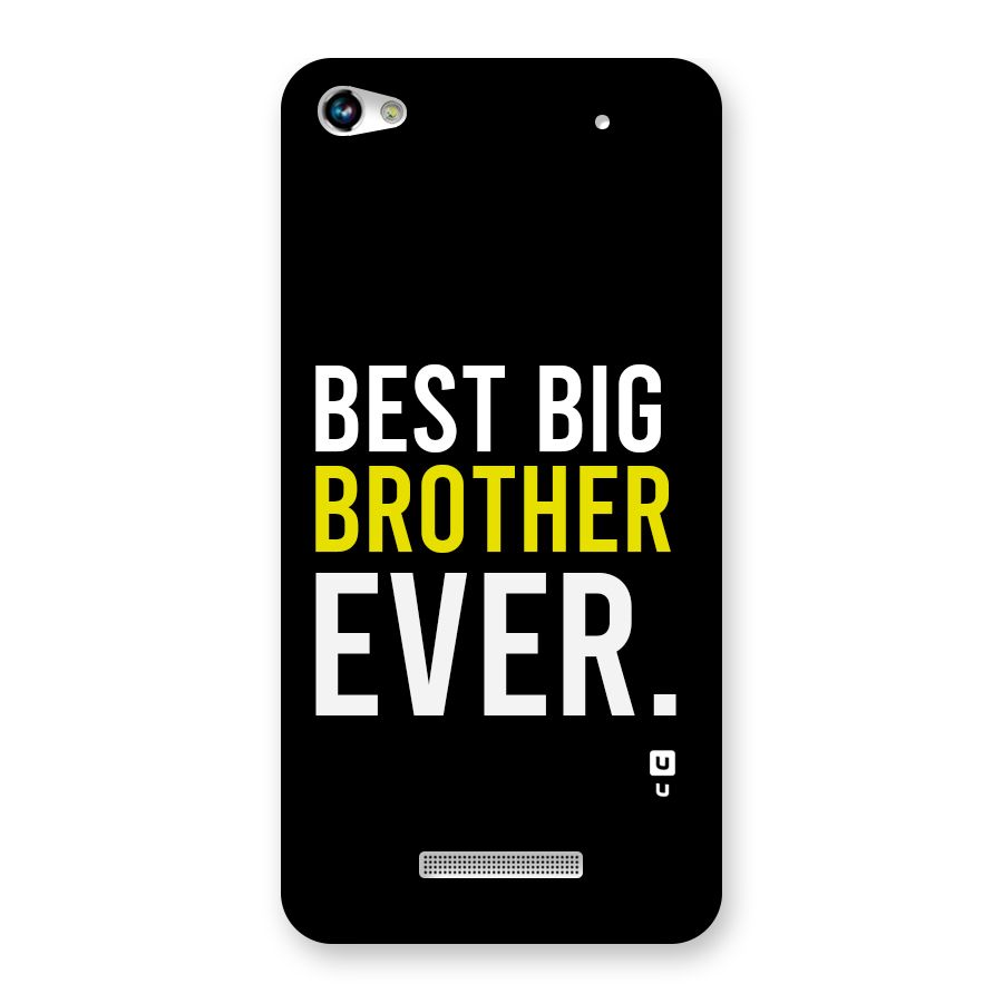 Best Brother Ever Back Case for Canvas Hue 2 A316