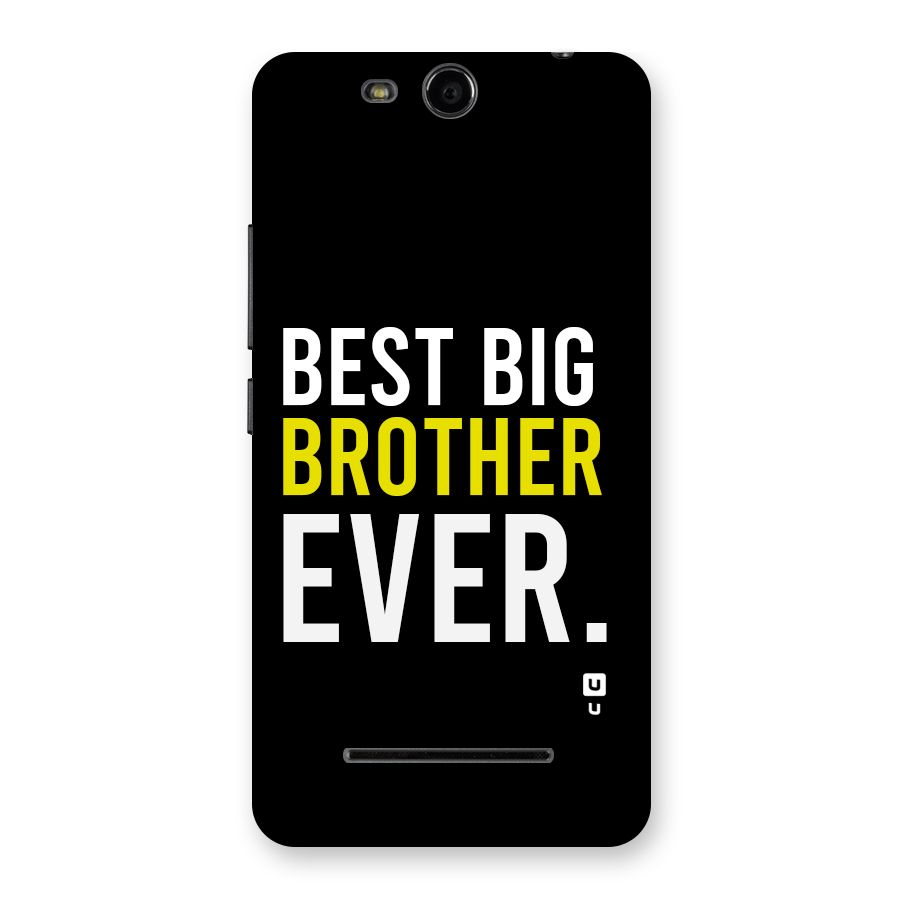 Best Brother Ever Back Case for Canvas Juice 3 Q392