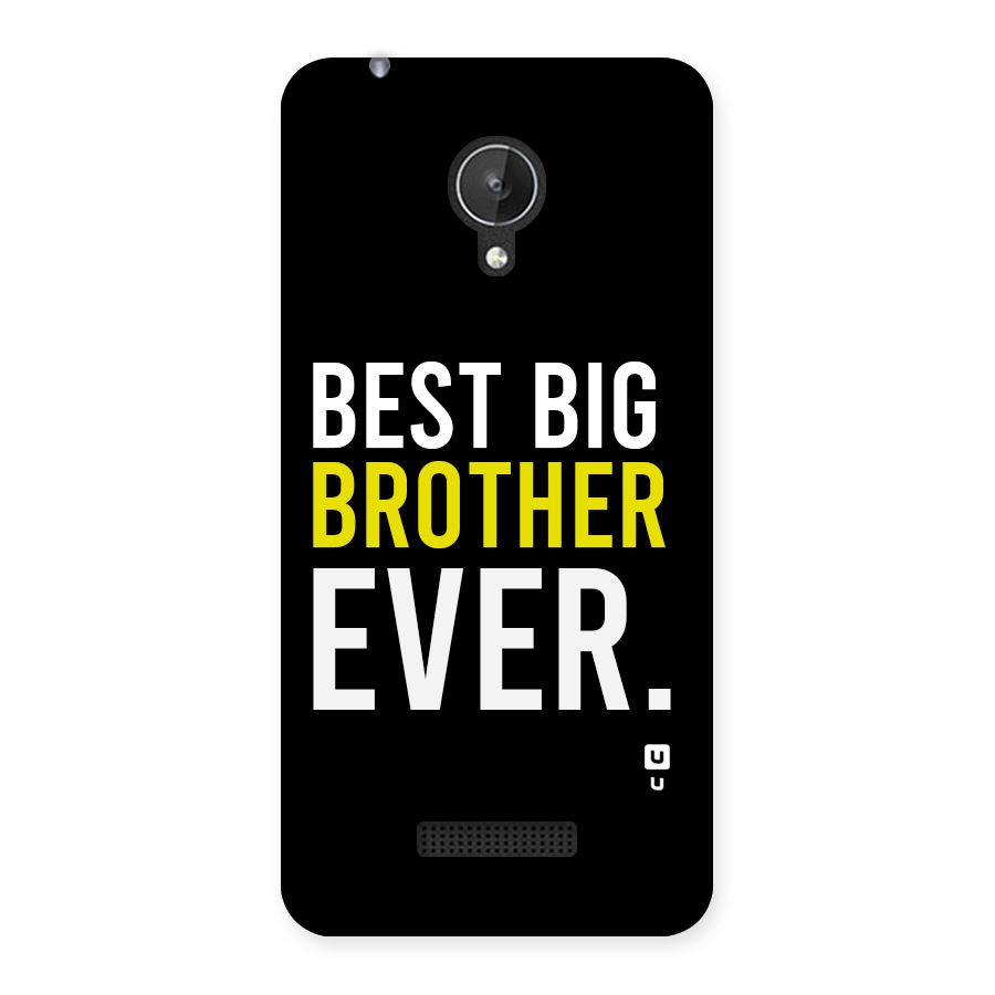 Best Brother Ever Back Case for Canvas Spark Q380