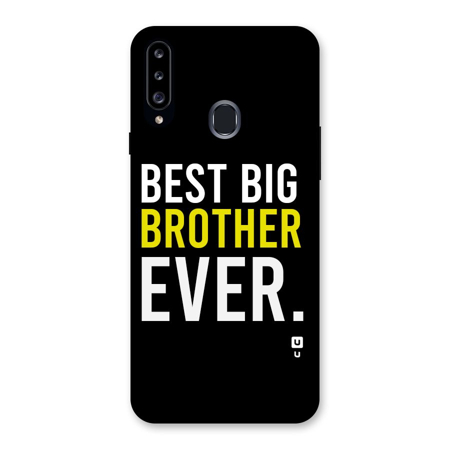 Best Brother Ever Back Case for Galaxy A20s