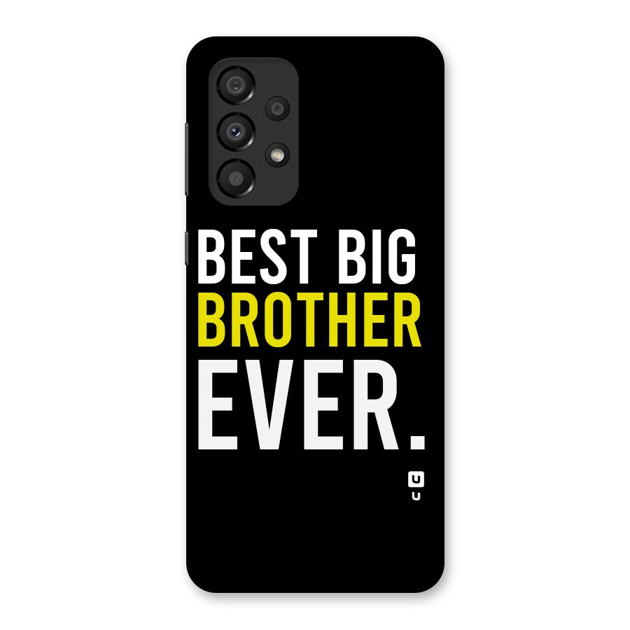Best Brother Ever Glass Back Case for Galaxy A33 5G