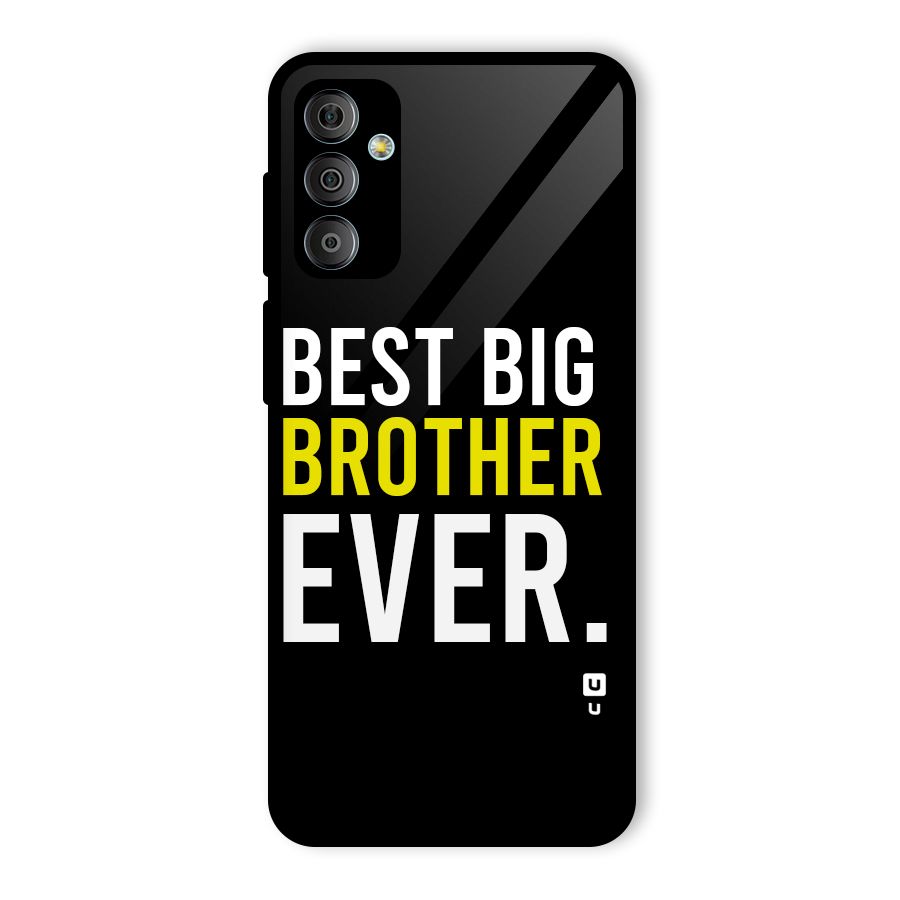 Best Brother Ever Glass Back Case for Galaxy F23