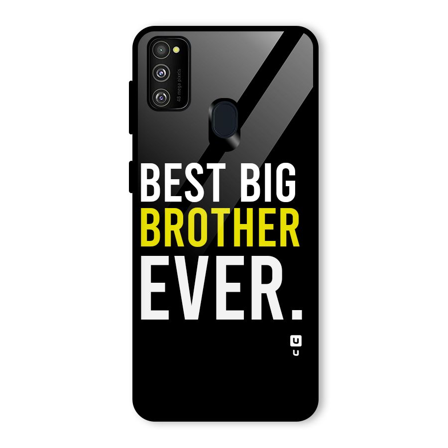 Best Brother Ever Glass Back Case for Galaxy M30s