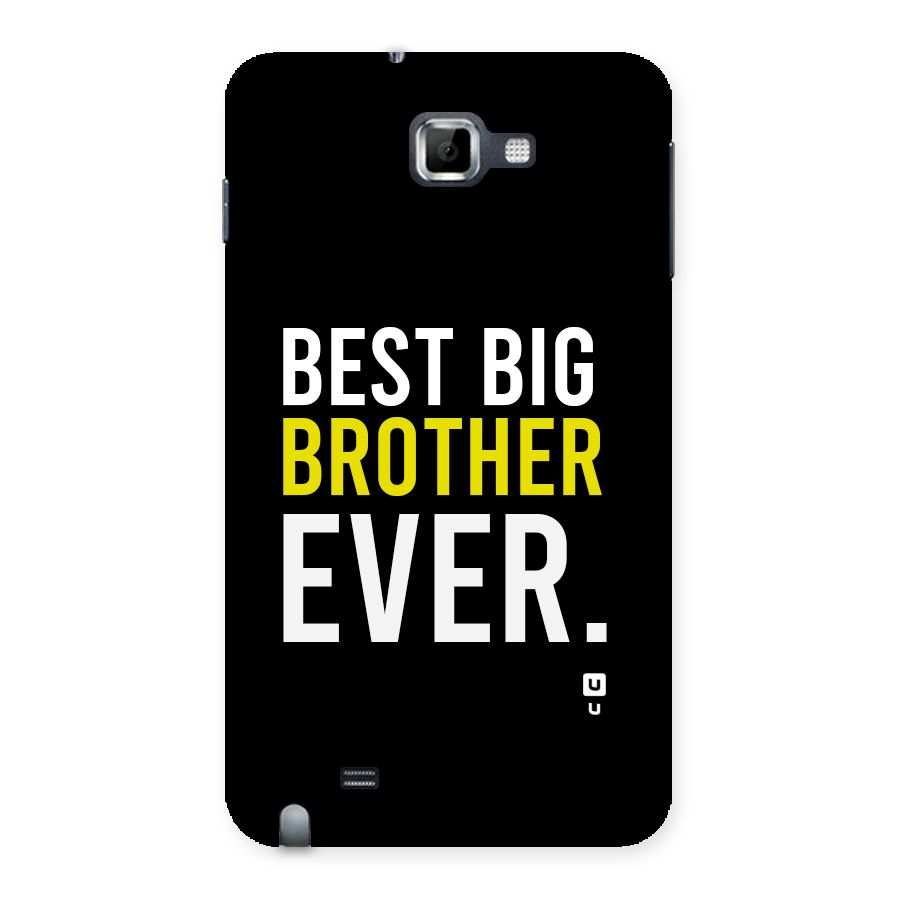 Best Brother Ever Back Case for Galaxy Note