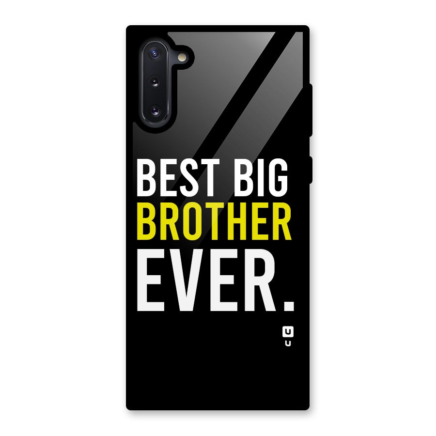 Best Brother Ever Glass Back Case for Galaxy Note 10