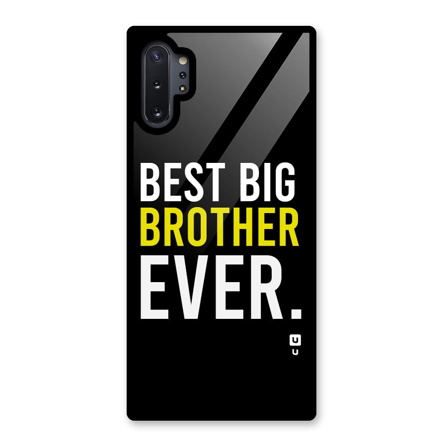 Best Brother Ever Glass Back Case for Galaxy Note 10 Plus