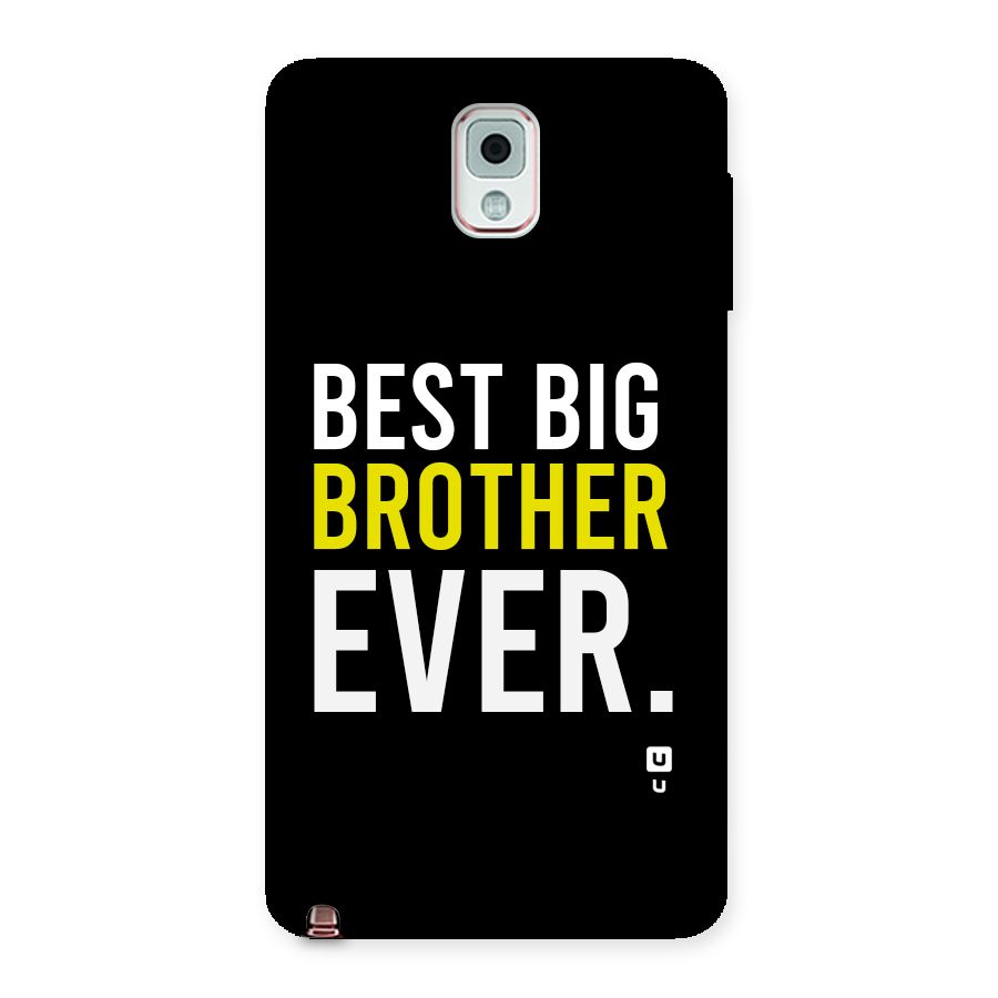 Best Brother Ever Back Case for Galaxy Note 3