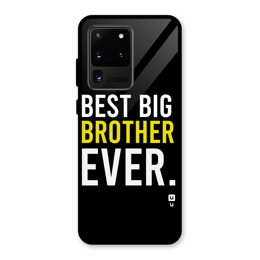 Best Brother Ever Glass Back Case for Galaxy S20 Ultra