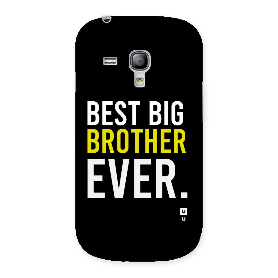 Best Brother Ever Back Case for Galaxy S3 Mini
