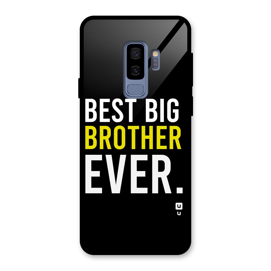 Best Brother Ever Glass Back Case for Galaxy S9 Plus