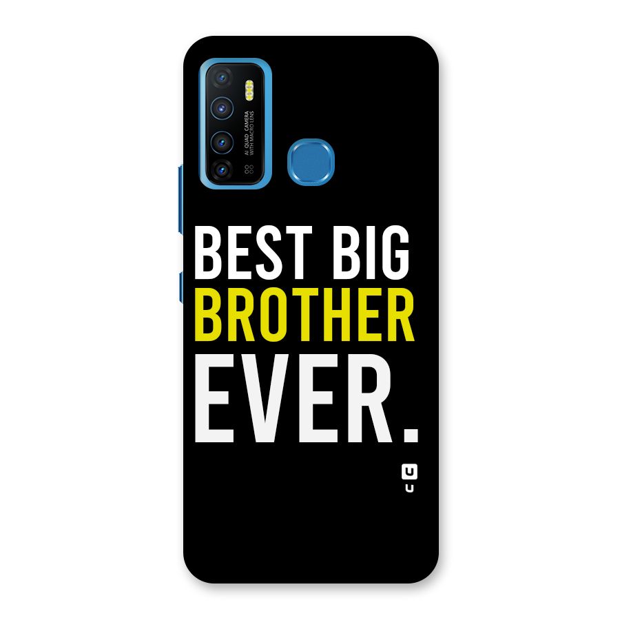 Best Brother Ever Back Case for Infinix Hot 9