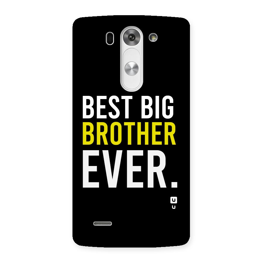 Best Brother Ever Back Case for LG G3 Mini
