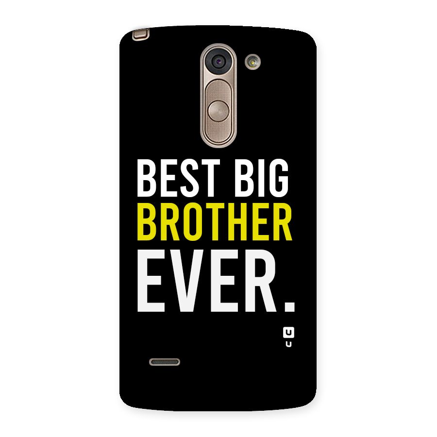 Best Brother Ever Back Case for LG G3 Stylus