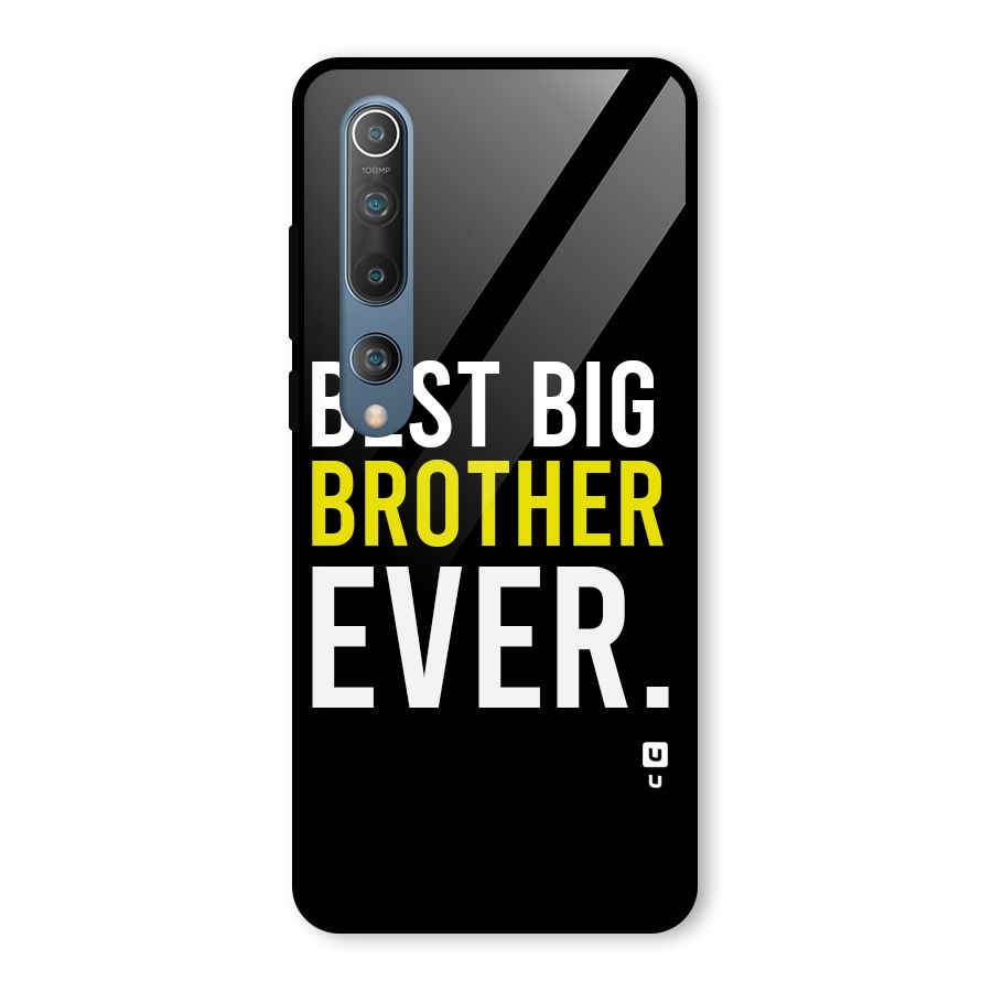 Best Brother Ever Glass Back Case for Mi 10