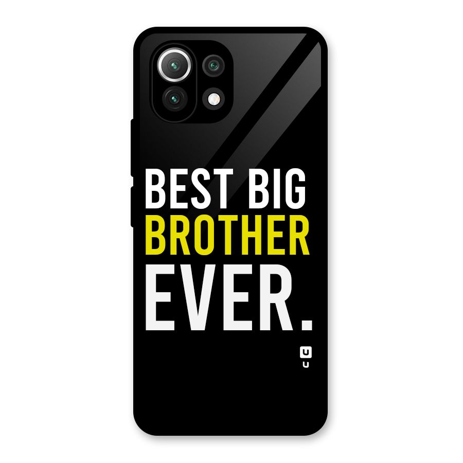 Best Brother Ever Glass Back Case for Mi 11 Lite