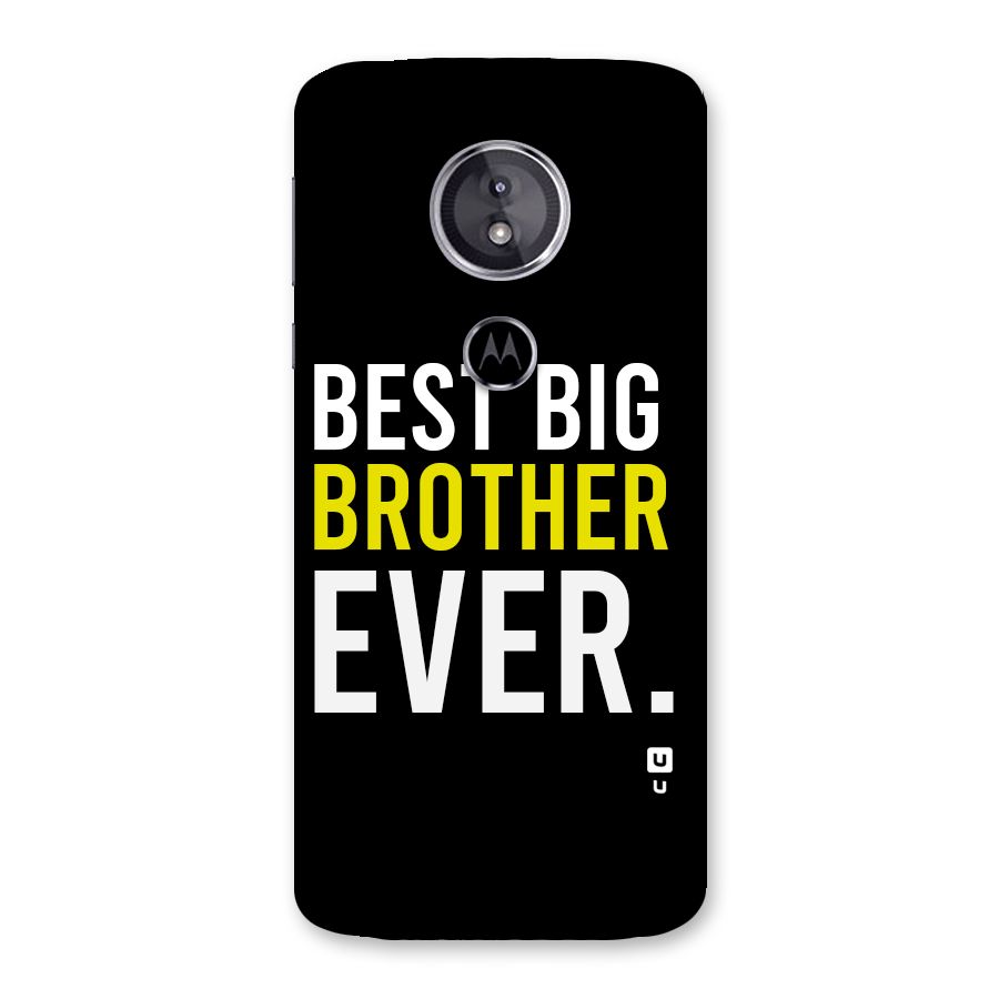 Best Brother Ever Back Case for Moto E5