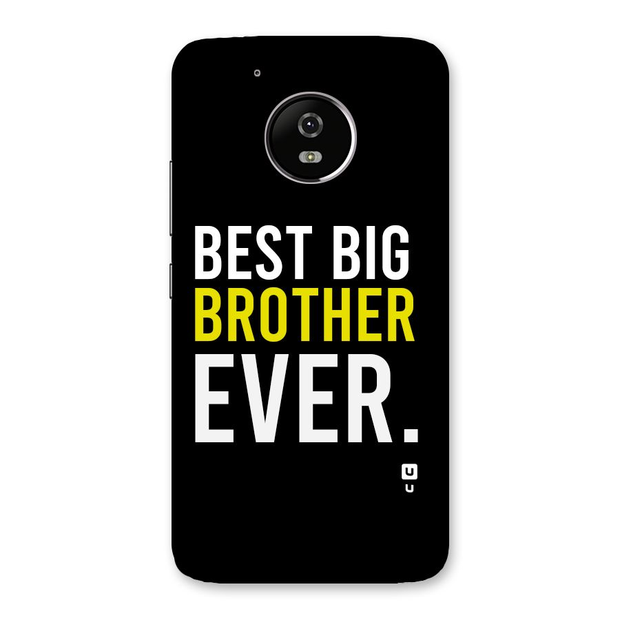 Best Brother Ever Back Case for Moto G5