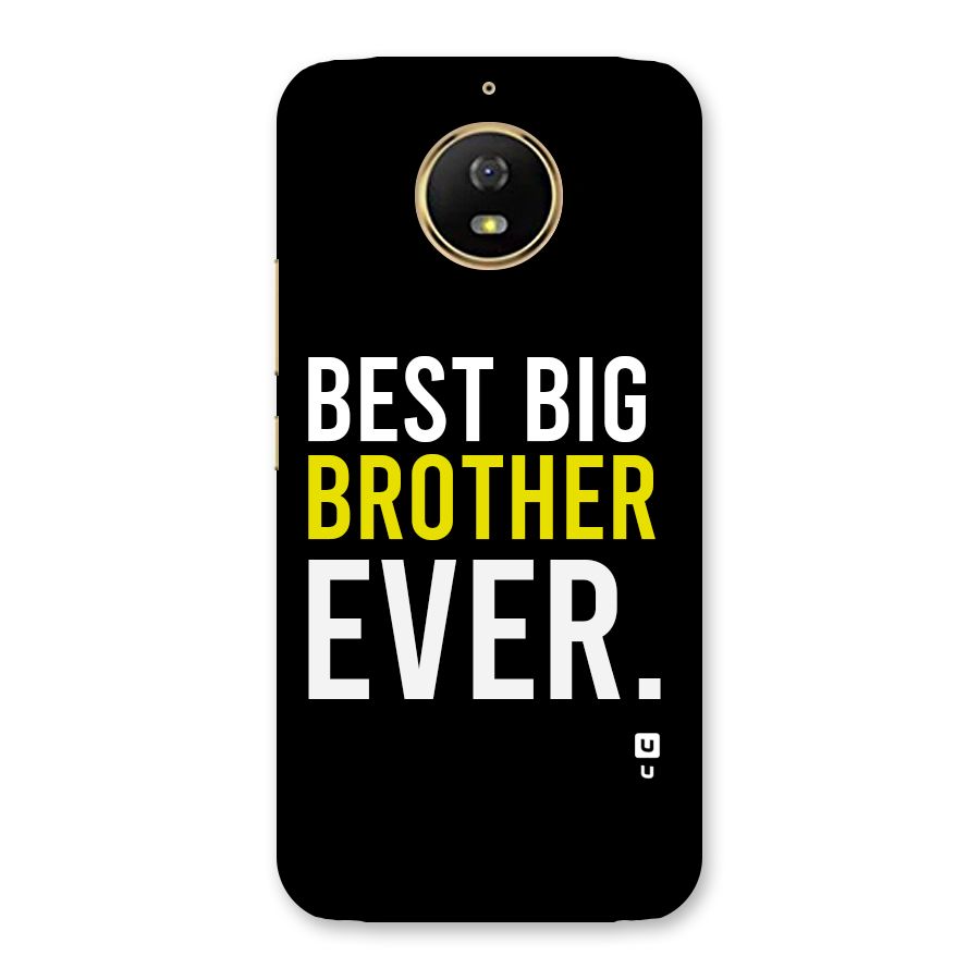 Best Brother Ever Back Case for Moto G5s