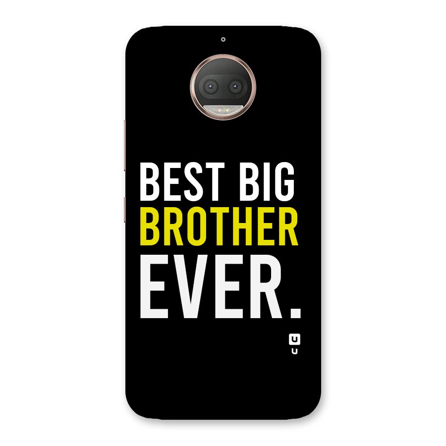 Best Brother Ever Back Case for Moto G5s Plus