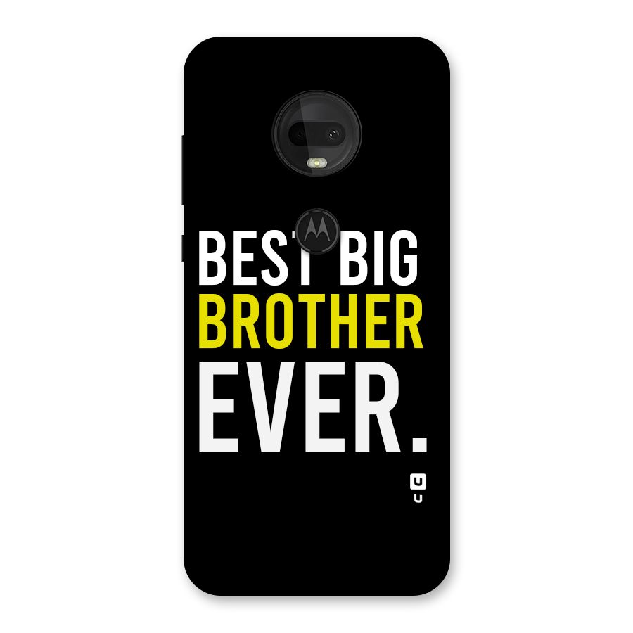 Best Brother Ever Back Case for Moto G7