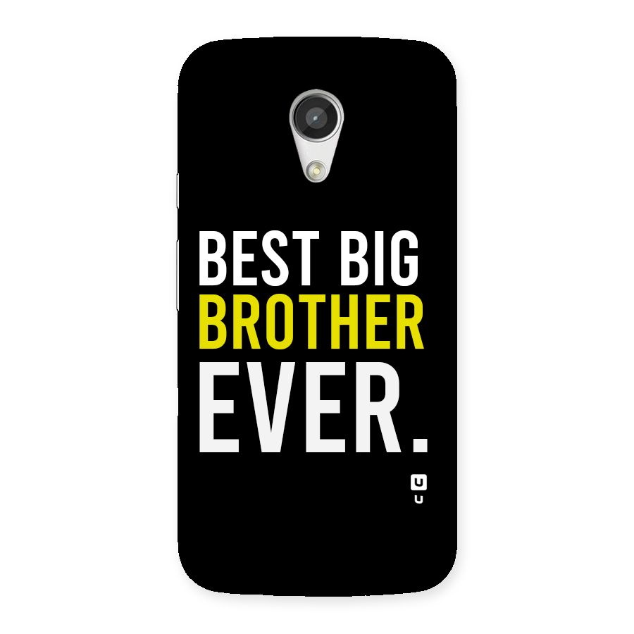 Best Brother Ever Back Case for Moto G 2nd Gen