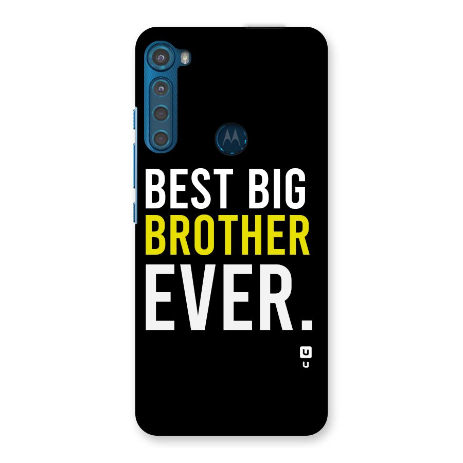Best Brother Ever Back Case for Motorola One Fusion Plus