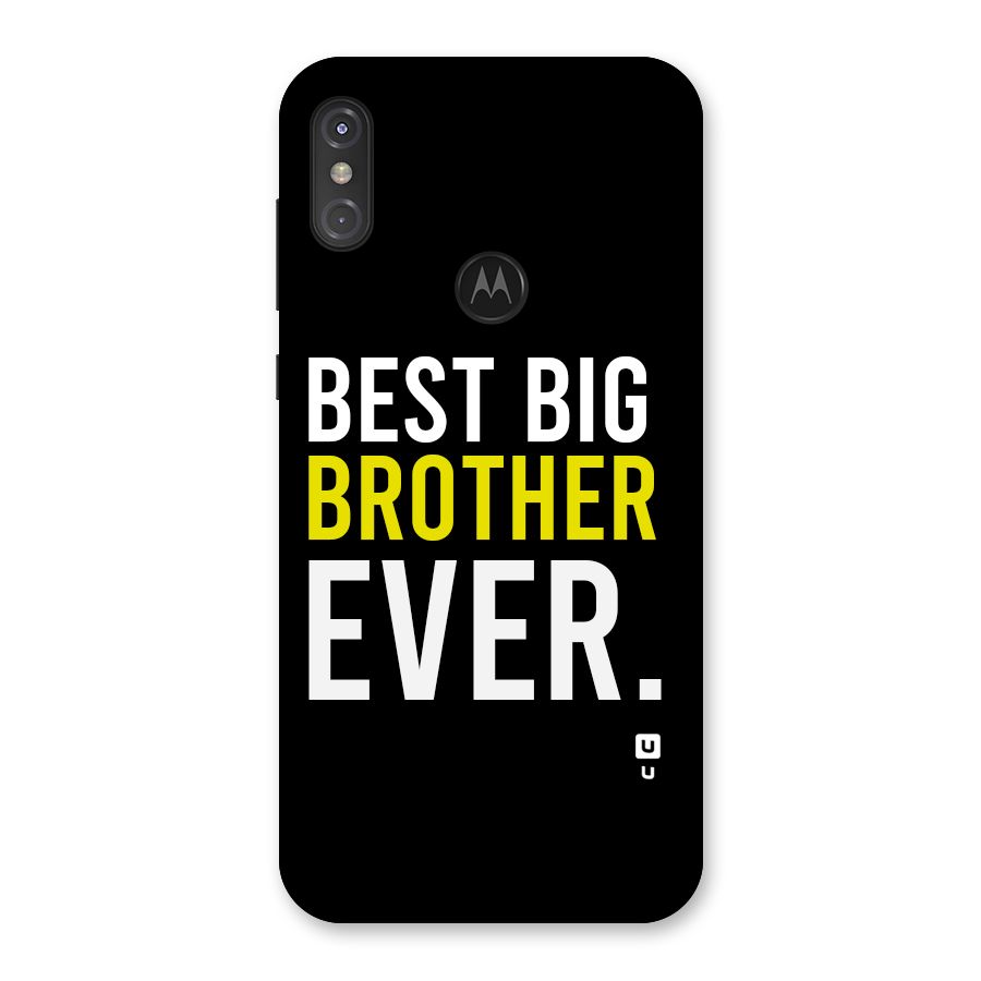 Best Brother Ever Back Case for Motorola One Power