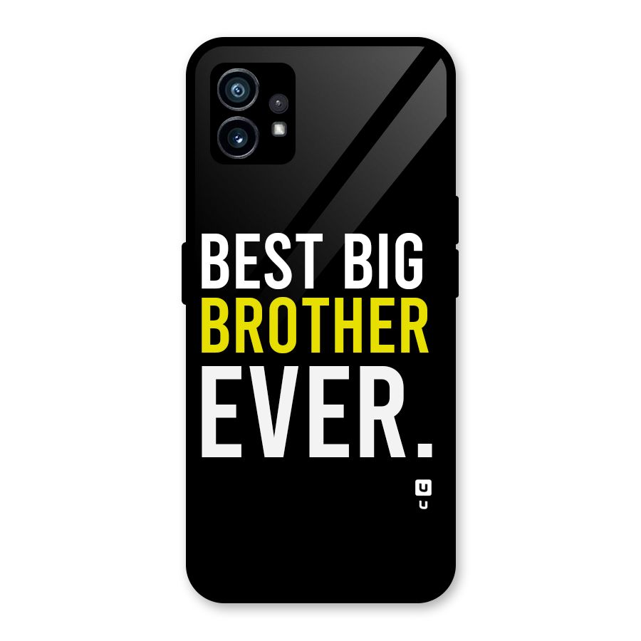 Best Brother Ever Glass Back Case for Nothing Phone 1