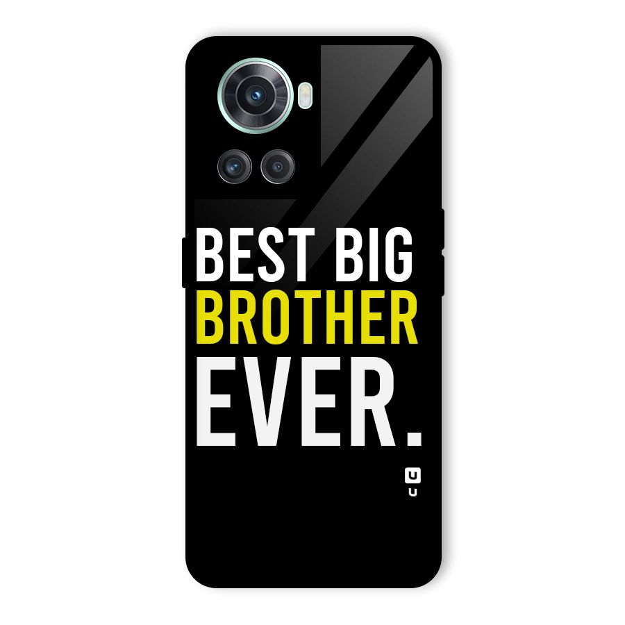 Best Brother Ever Glass Back Case for OnePlus 10R