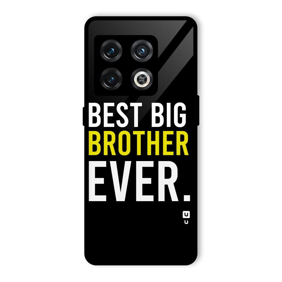 Best Brother Ever Glass Back Case for OnePlus 10 Pro 5G