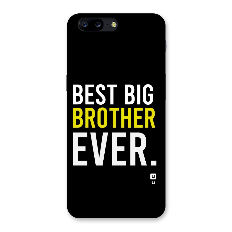 Best Brother Ever Back Case for OnePlus 5