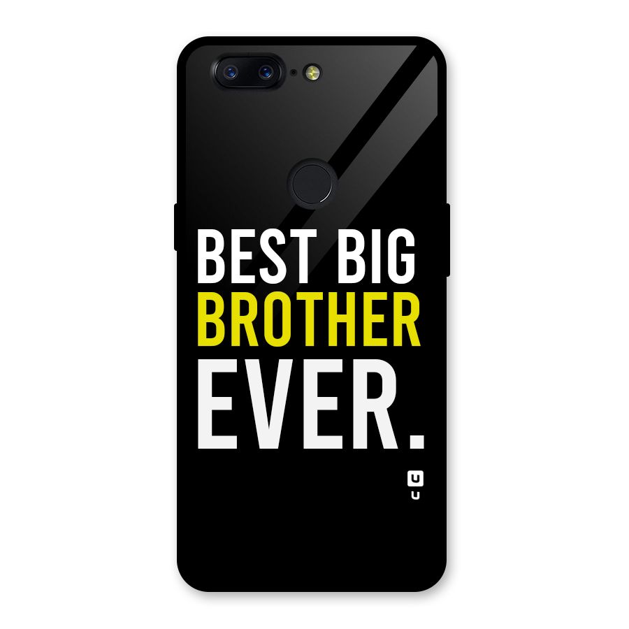 Best Brother Ever Glass Back Case for OnePlus 5T