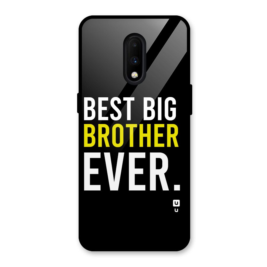 Best Brother Ever Glass Back Case for OnePlus 7