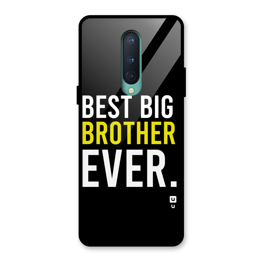 Best Brother Ever Glass Back Case for OnePlus 8