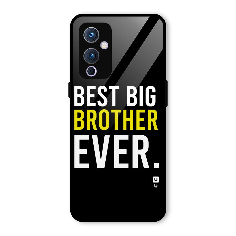 Best Brother Ever Glass Back Case for OnePlus 9