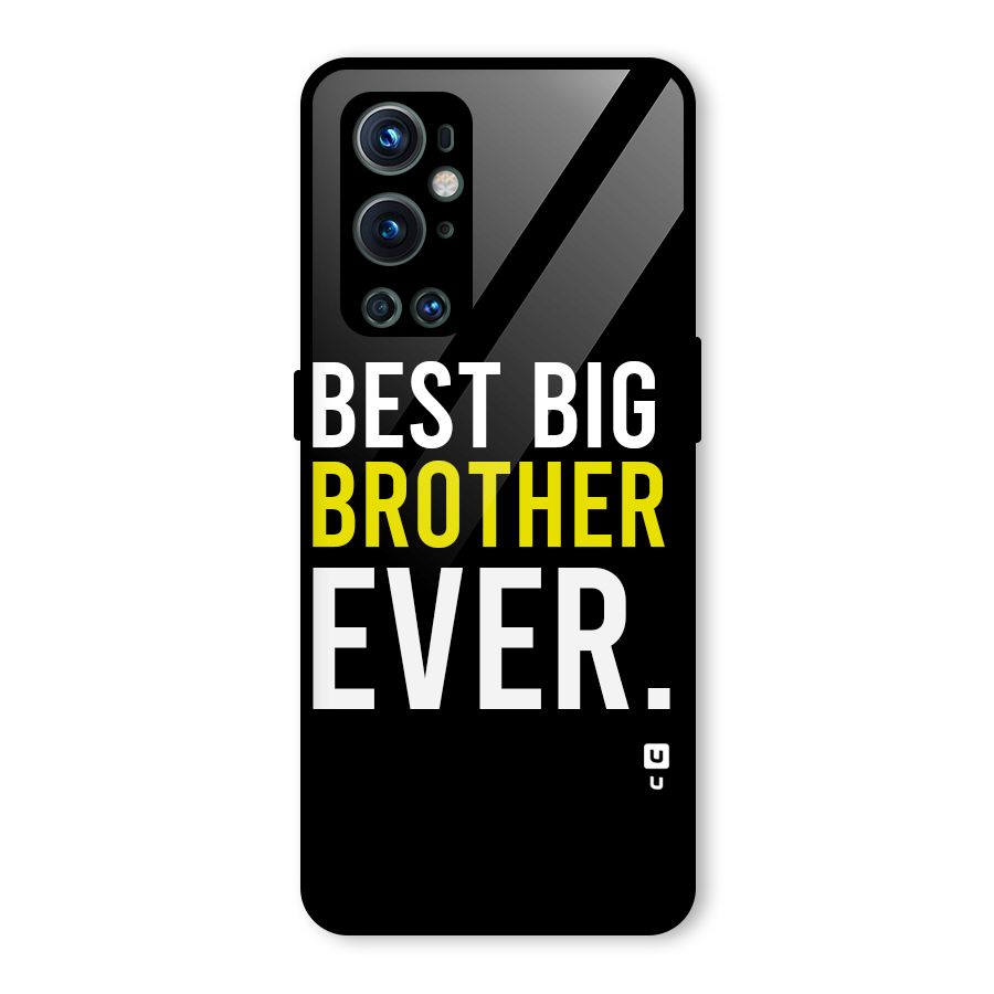 Best Brother Ever Glass Back Case for OnePlus 9 Pro