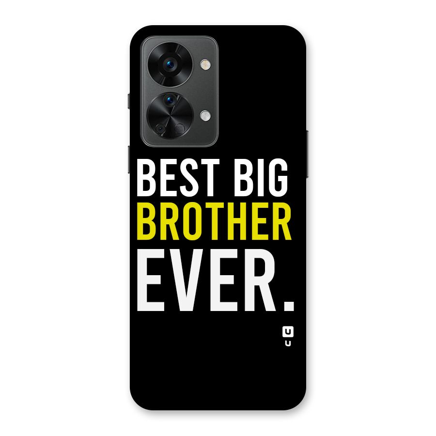 Best Brother Ever Back Case for OnePlus Nord 2T