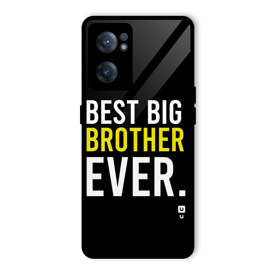 Best Brother Ever Glass Back Case for OnePlus Nord CE 2 5G