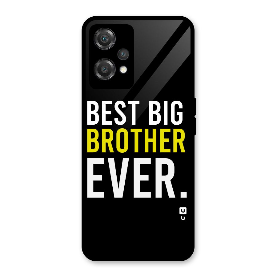 Best Brother Ever Glass Back Case for OnePlus Nord CE 2 Lite 5G