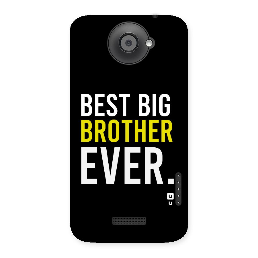 Best Brother Ever Back Case for One X