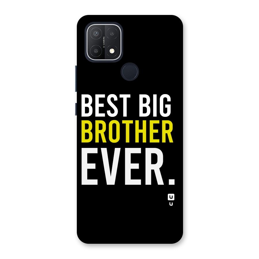 Best Brother Ever Back Case for Oppo A15