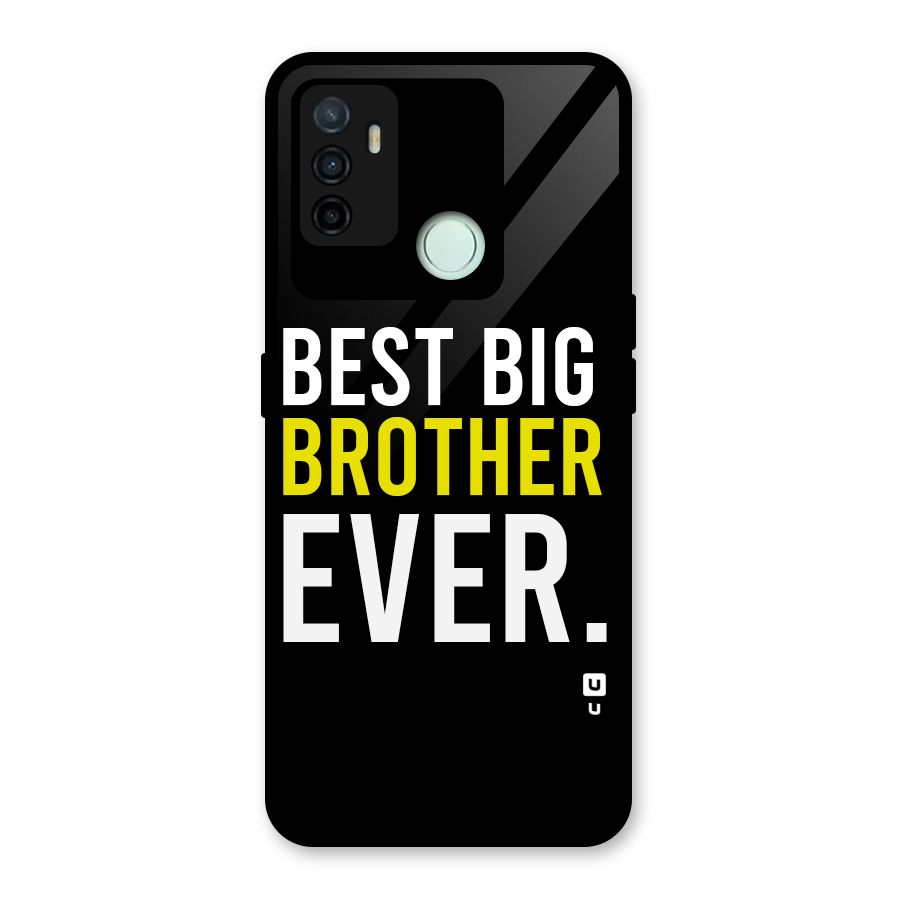 Best Brother Ever Glass Back Case for Oppo A53