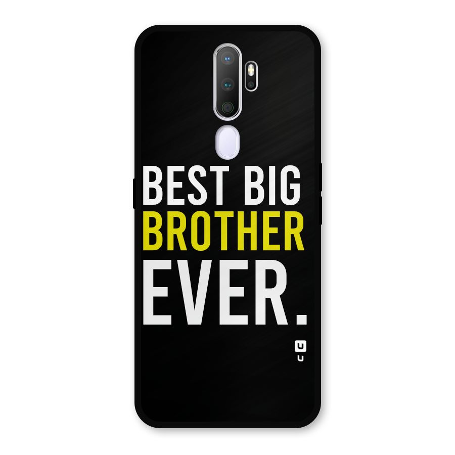 Best Brother Ever Glass Back Case for Oppo A9 (2020)