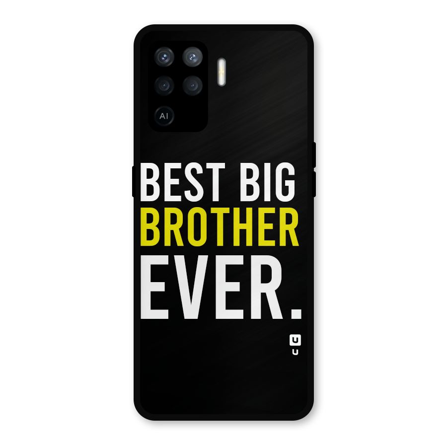 Best Brother Ever Glass Back Case for Oppo F19 Pro