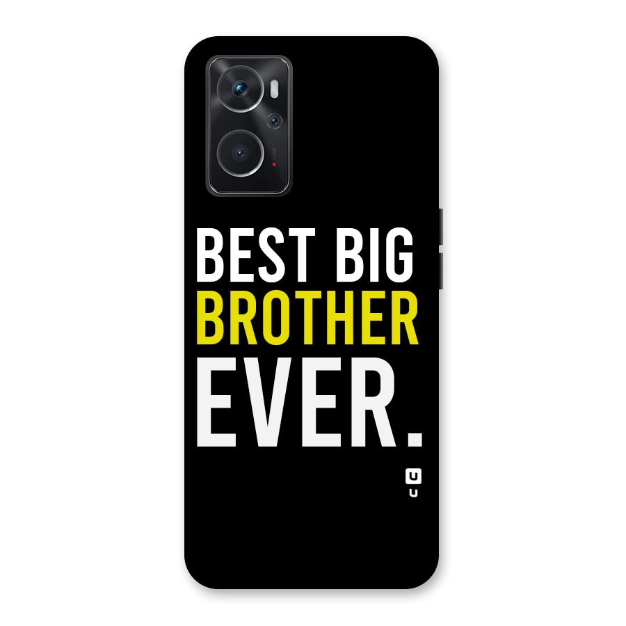 Best Brother Ever Back Case for Oppo K10 4G