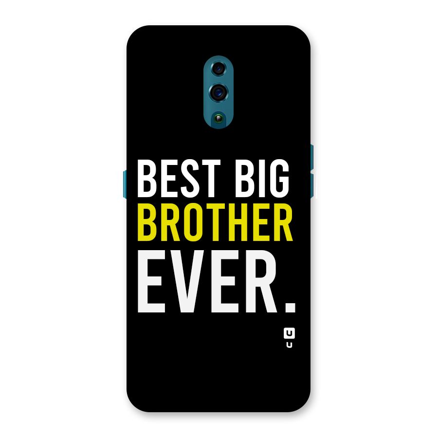 Best Brother Ever Back Case for Oppo Reno